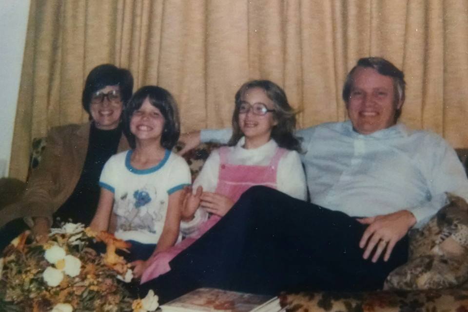 mom dad me and sherri