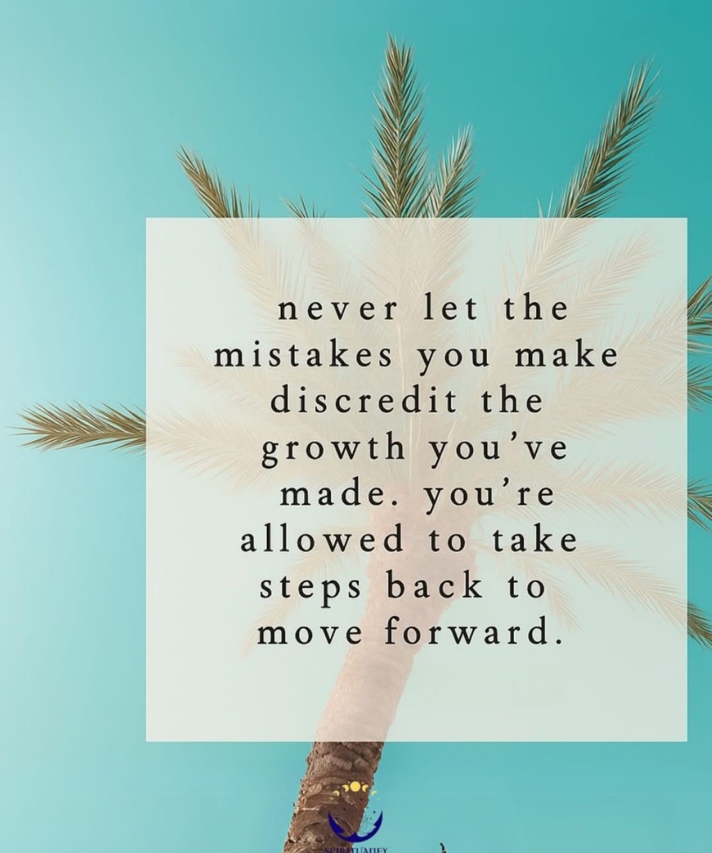 Moving forward after&nbsp;mistakes…